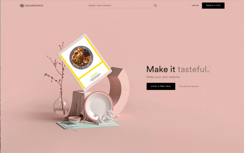 SQUARESPACE HOME PAGE