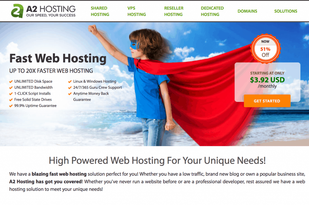 A2 Hosting Speed