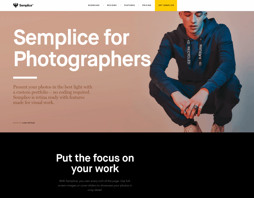 semplice theme preview