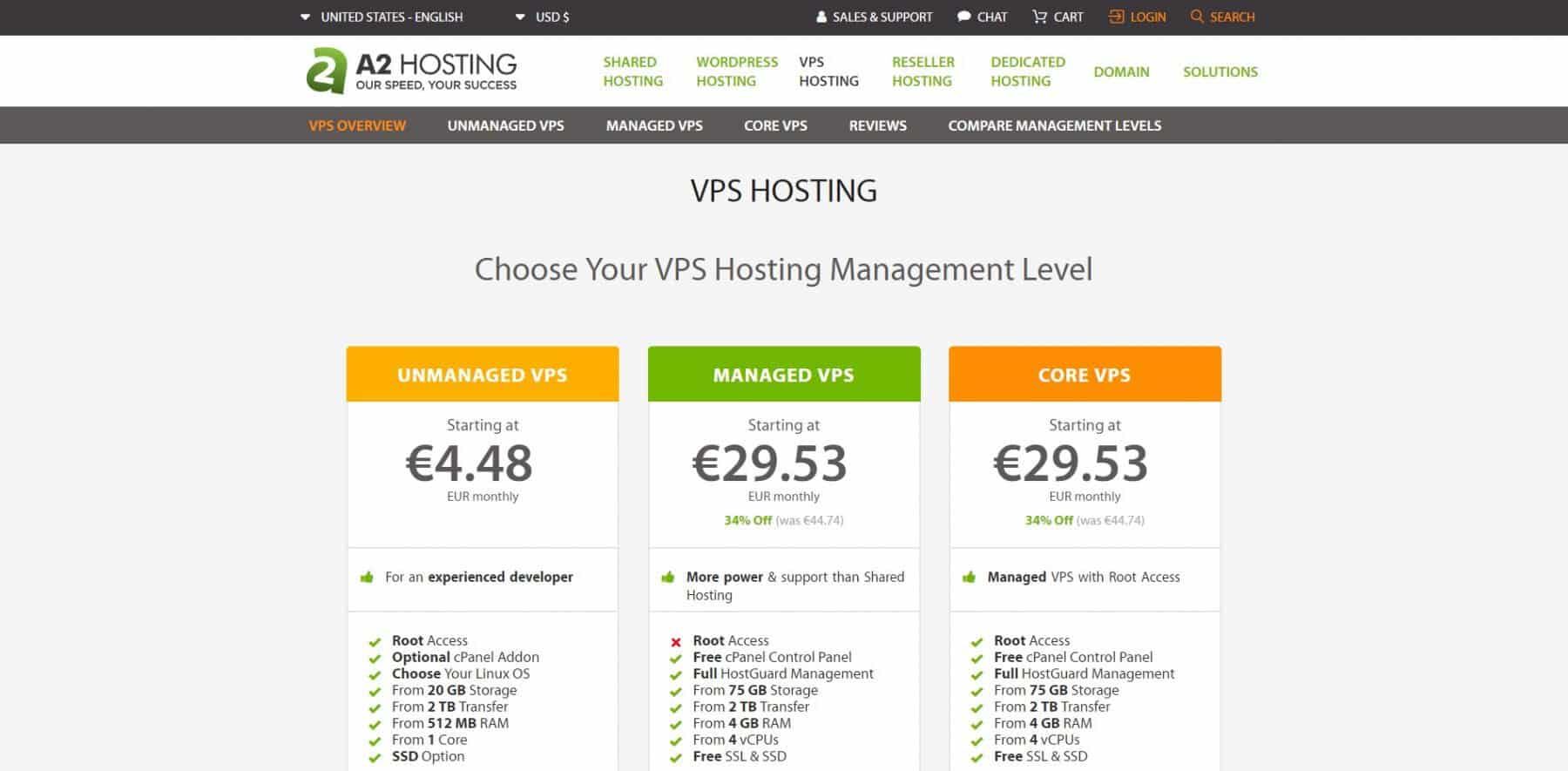 a2 hosting vps hosting