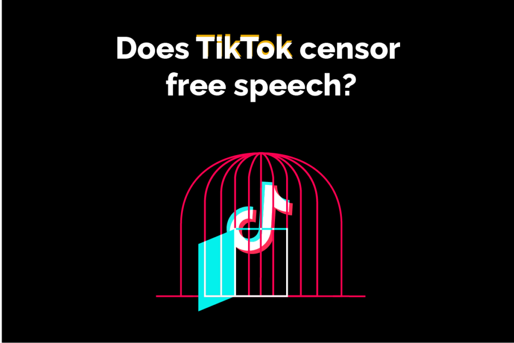 does tiktok censor free speech